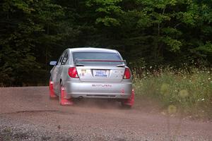 Gary Klein / Sam Strickhouser Saturn Ion Redline on SS3, Norway Home.