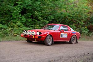 Colin Redner / Michael Claiborne Mazda RX-7 on SS3, Norway Home.