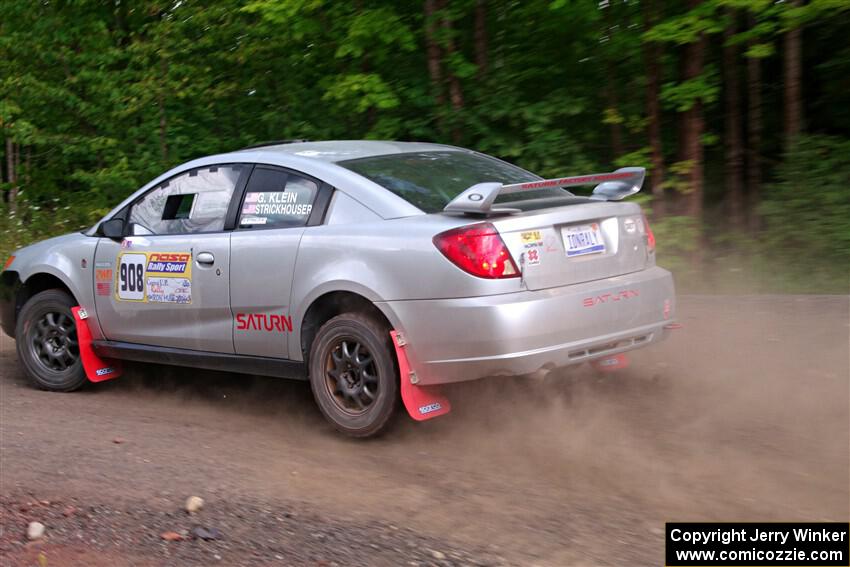 Gary Klein / Sam Strickhouser Saturn Ion Redline on SS3, Norway Home.
