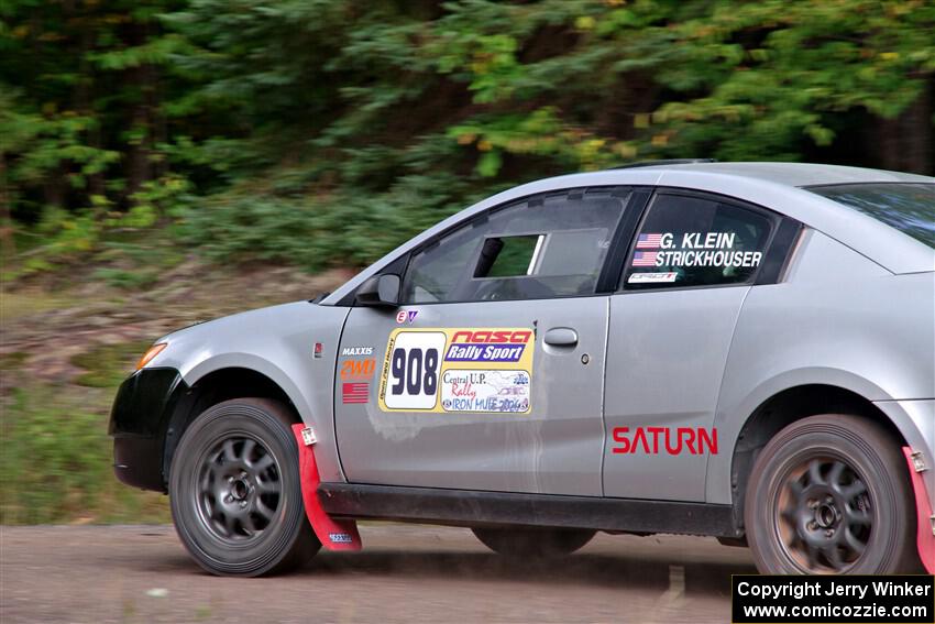 Gary Klein / Sam Strickhouser Saturn Ion Redline on SS3, Norway Home.