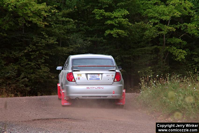 Gary Klein / Sam Strickhouser Saturn Ion Redline on SS3, Norway Home.
