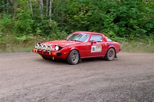Colin Redner / Michael Claiborne Mazda RX-7 on SS3, Norway Home.