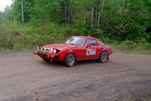 Colin Redner / Michael Claiborne Mazda RX-7 on SS3, Norway Home.