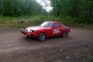 Colin Redner / Michael Claiborne Mazda RX-7 on SS3, Norway Home.