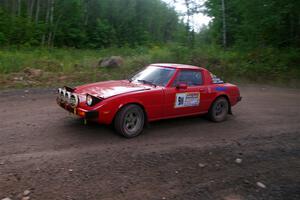 Colin Redner / Michael Claiborne Mazda RX-7 on SS3, Norway Home.