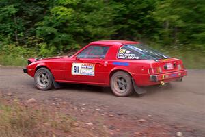 Colin Redner / Michael Claiborne Mazda RX-7 on SS3, Norway Home.