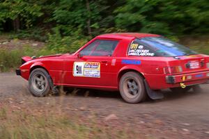 Colin Redner / Michael Claiborne Mazda RX-7 on SS3, Norway Home.