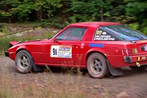 Colin Redner / Michael Claiborne Mazda RX-7 on SS3, Norway Home.