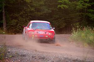Colin Redner / Michael Claiborne Mazda RX-7 on SS3, Norway Home.