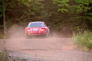 Colin Redner / Michael Claiborne Mazda RX-7 on SS3, Norway Home.