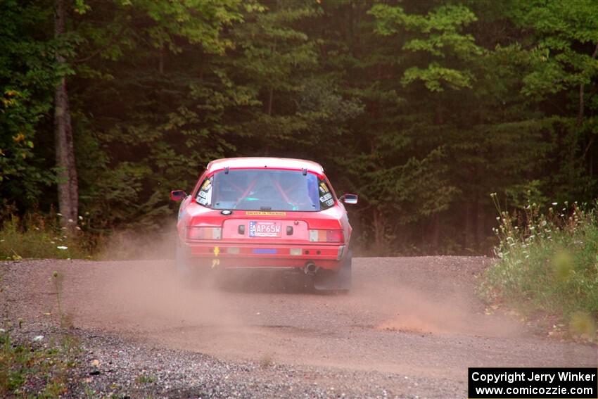 Colin Redner / Michael Claiborne Mazda RX-7 on SS3, Norway Home.