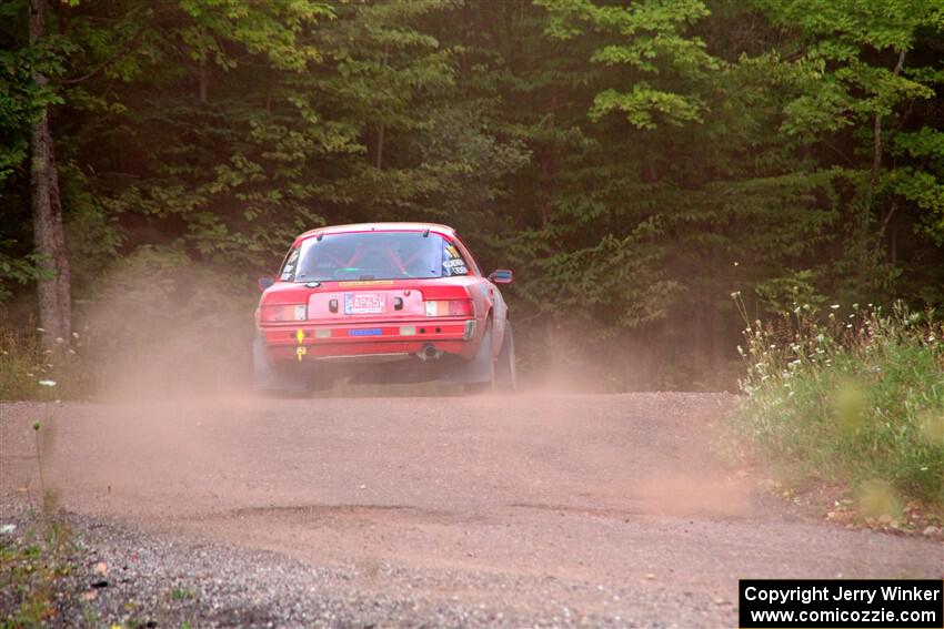 Colin Redner / Michael Claiborne Mazda RX-7 on SS3, Norway Home.