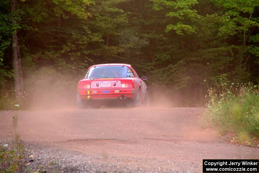 Colin Redner / Michael Claiborne Mazda RX-7 on SS3, Norway Home.