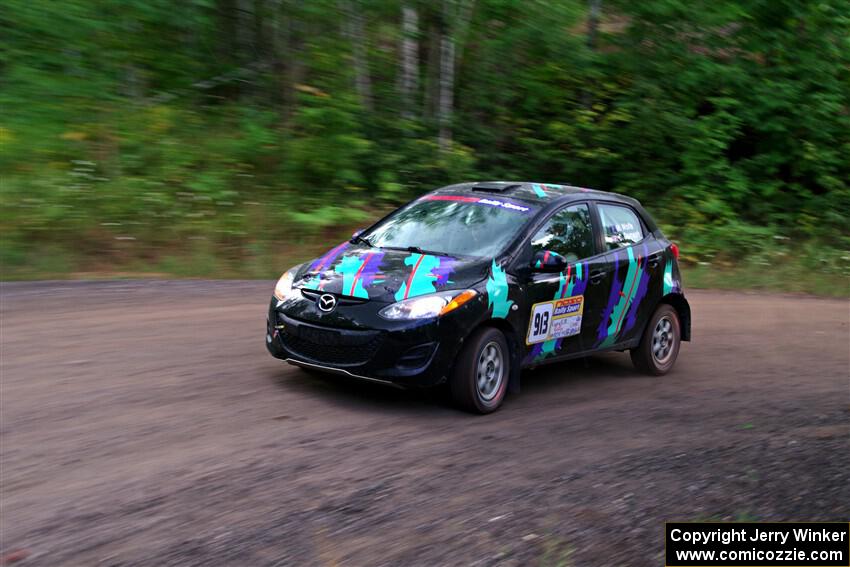 Matt Wolfe / Cray Dumeah Mazda 2 on SS3, Norway Home.