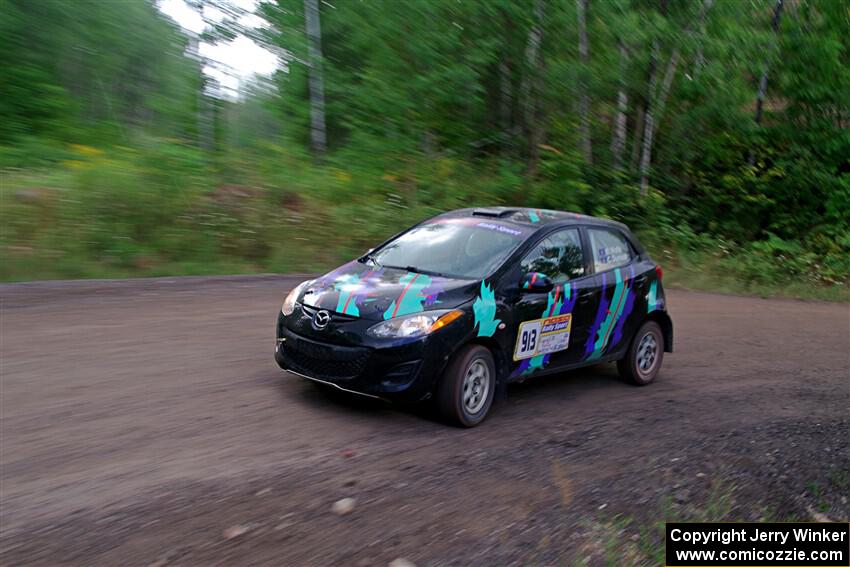 Matt Wolfe / Cray Dumeah Mazda 2 on SS3, Norway Home.