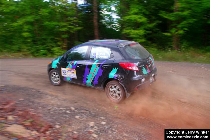 Matt Wolfe / Cray Dumeah Mazda 2 on SS3, Norway Home.