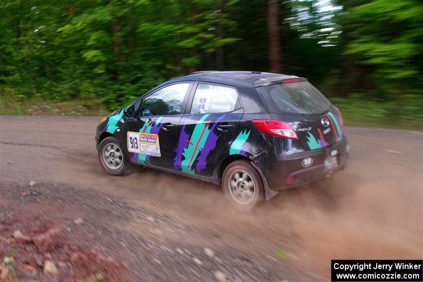 Matt Wolfe / Cray Dumeah Mazda 2 on SS3, Norway Home.