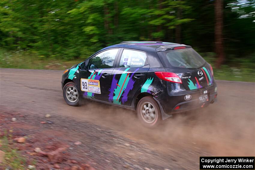 Matt Wolfe / Cray Dumeah Mazda 2 on SS3, Norway Home.