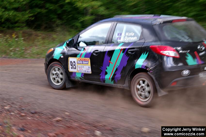 Matt Wolfe / Cray Dumeah Mazda 2 on SS3, Norway Home.