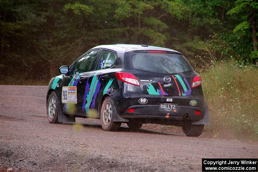 Matt Wolfe / Cray Dumeah Mazda 2 on SS3, Norway Home.