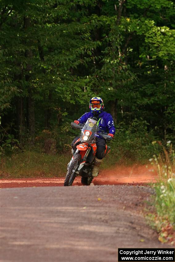 Rudi Bredenkamp's KTM 690 Enduro R on SS5, Norway South II.