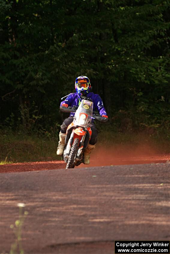 Rudi Bredenkamp's KTM 690 Enduro R on SS5, Norway South II.