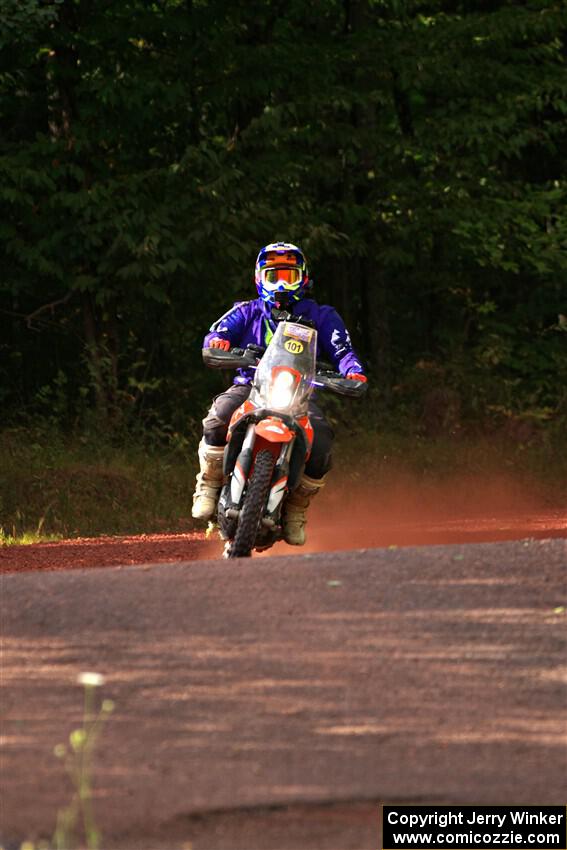 Rudi Bredenkamp's KTM 690 Enduro R on SS5, Norway South II.