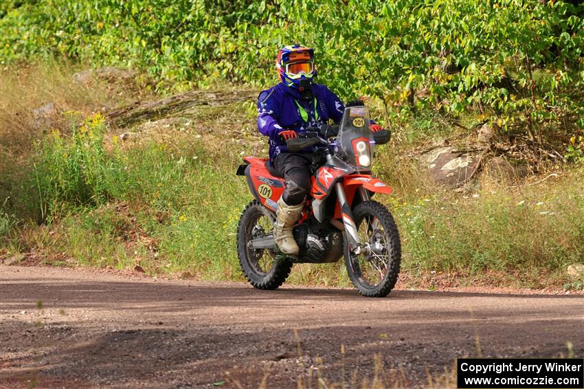 Rudi Bredenkamp's KTM 690 Enduro R on SS5, Norway South II.