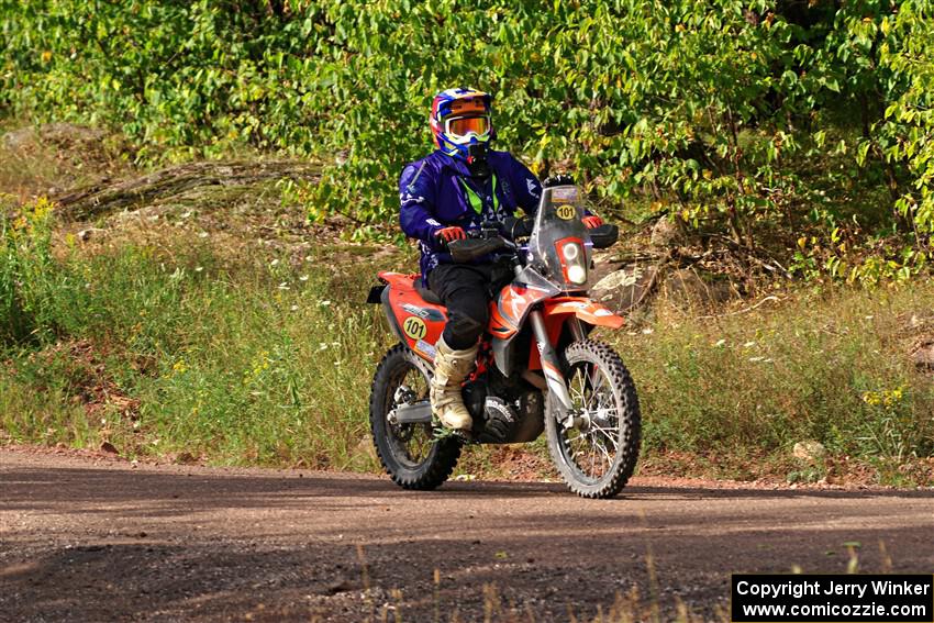 Rudi Bredenkamp's KTM 690 Enduro R on SS5, Norway South II.
