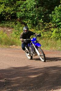 Matt Holl's Yamaha WR450 on SS5, Norway South II.