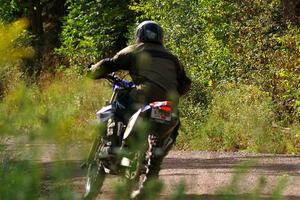 Matt Holl's Yamaha WR450 on SS5, Norway South II.