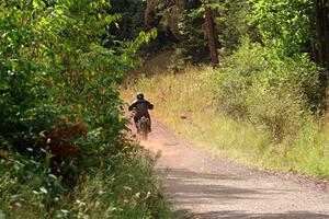 Matt Holl's Yamaha WR450 on SS5, Norway South II.