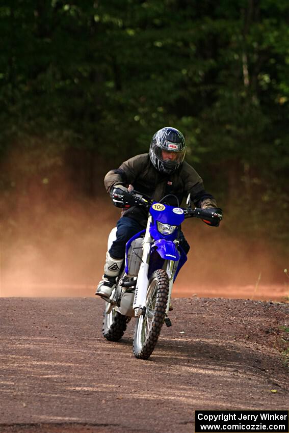Matt Holl's Yamaha WR450 on SS5, Norway South II.