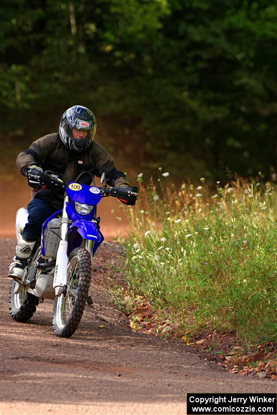 Matt Holl's Yamaha WR450 on SS5, Norway South II.