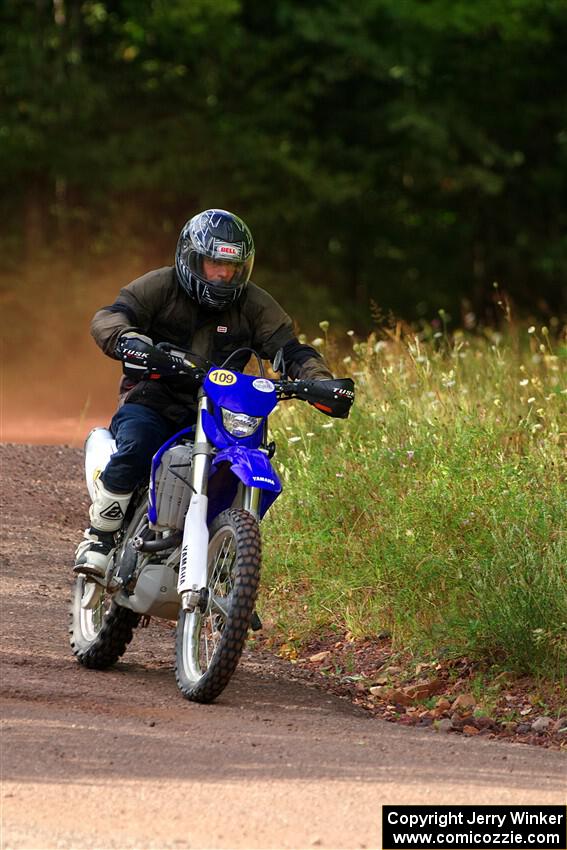 Matt Holl's Yamaha WR450 on SS5, Norway South II.
