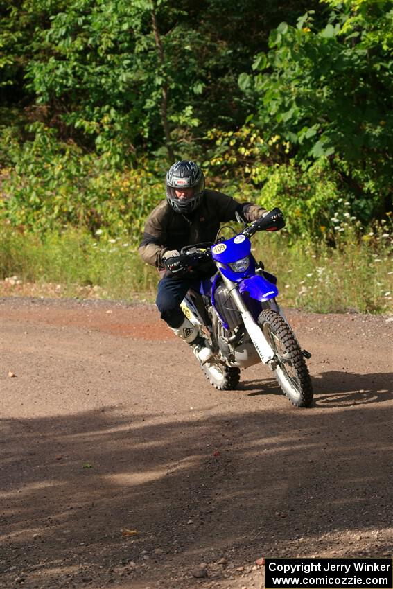 Matt Holl's Yamaha WR450 on SS5, Norway South II.