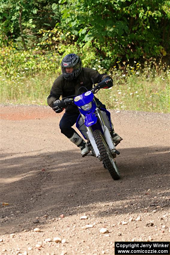 Matt Holl's Yamaha WR450 on SS5, Norway South II.