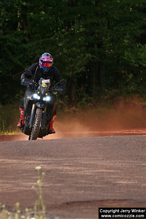 Tali Kurlantzick's Honda CRF1000L on SS5, Norway South II.