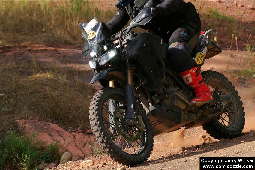 Tali Kurlantzick's Honda CRF1000L on SS5, Norway South II.
