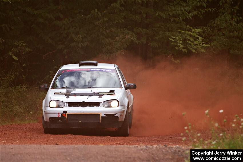 John Gusmano / Josh Remmetter VW GTI on SS5, Norway South II.