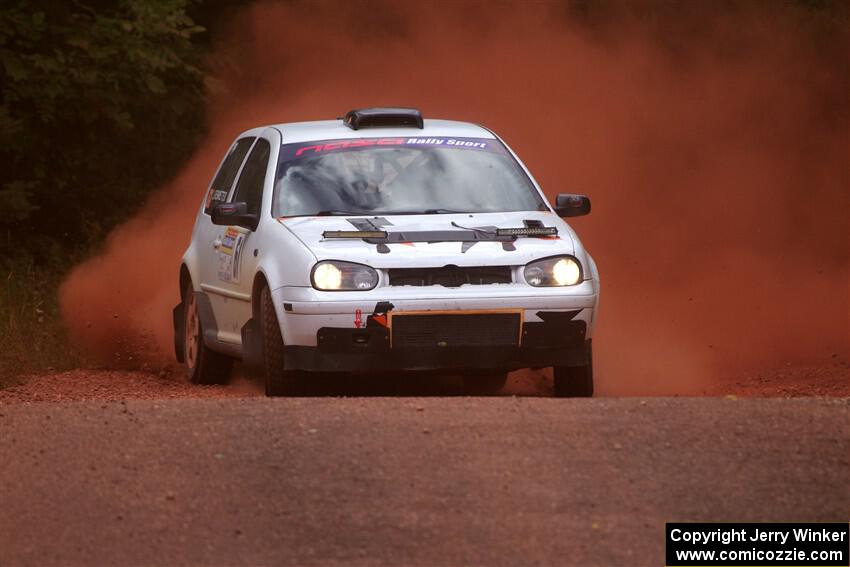 John Gusmano / Josh Remmetter VW GTI on SS5, Norway South II.