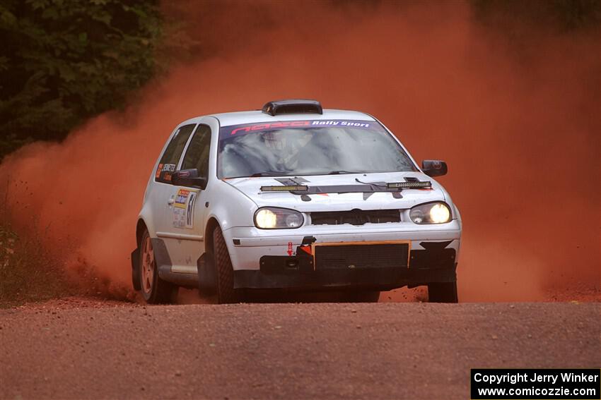 John Gusmano / Josh Remmetter VW GTI on SS5, Norway South II.