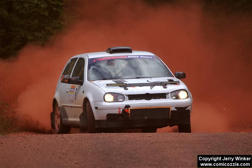 John Gusmano / Josh Remmetter VW GTI on SS5, Norway South II.