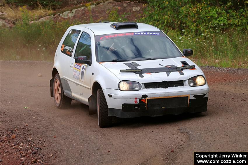 John Gusmano / Josh Remmetter VW GTI on SS5, Norway South II.