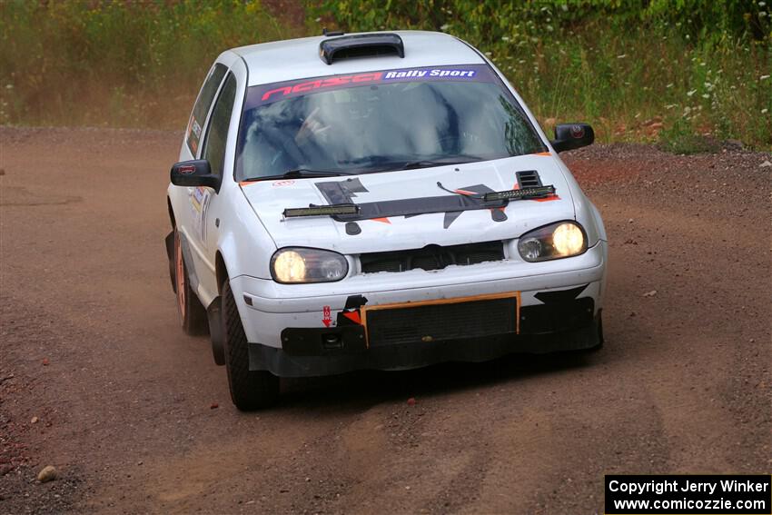 John Gusmano / Josh Remmetter VW GTI on SS5, Norway South II.