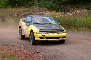 Eli Goethel / Kyle West Mitsubishi Eclipse on SS5, Norway South II.