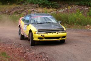 Eli Goethel / Kyle West Mitsubishi Eclipse on SS5, Norway South II.