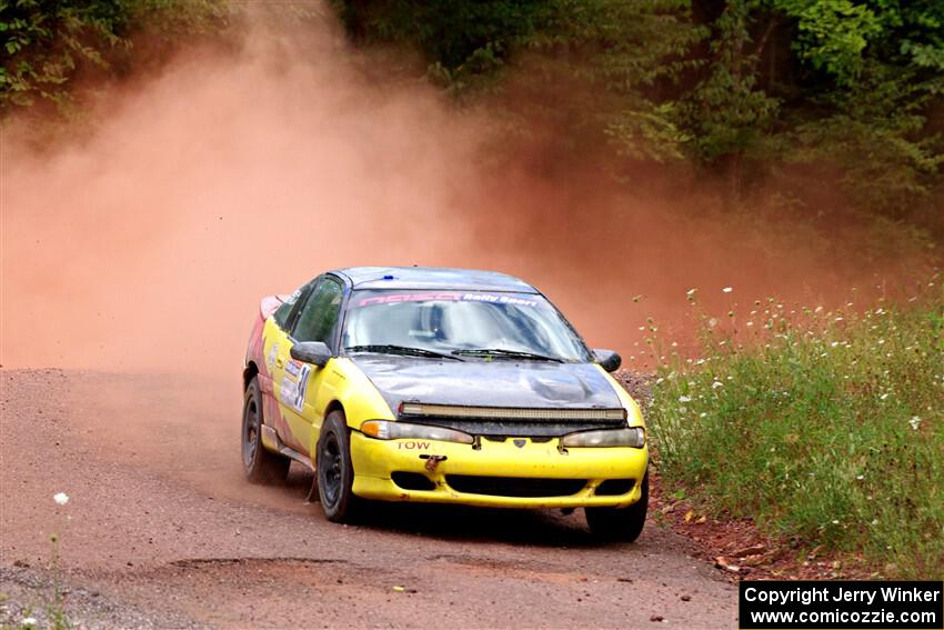 Eli Goethel / Kyle West Mitsubishi Eclipse on SS5, Norway South II.