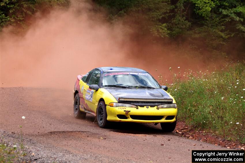 Eli Goethel / Kyle West Mitsubishi Eclipse on SS5, Norway South II.