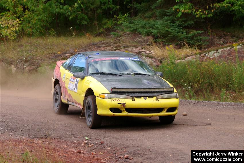 Eli Goethel / Kyle West Mitsubishi Eclipse on SS5, Norway South II.